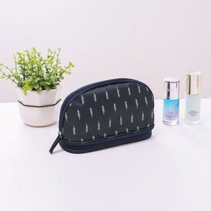 Portable Makeup Bag by Threaded Pear (Navy)